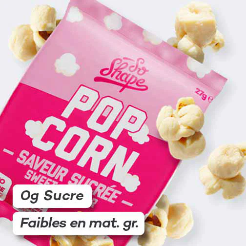 PACK SNACKS - 12× Sachets Smart Pop Corn - Image 3